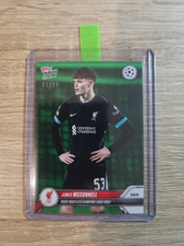 2024 Topps Now UCL #88 James McConnell Green /99 Rookie makes UEFA Champions