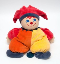 Sterntaler Wichtel Clown rot gelb orange bunt Harlekin Spieluhr