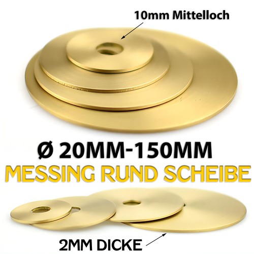 Messing rund scheibe - rund,