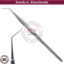Zahnsteinkratzer Zahnsonde 6 Zahnreiniger Zahnarzt Handwerkzeuge Instrumente