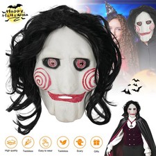 Halloween Saw Jigsaw Maske Horror Maske Killer Maske Cosplay Kostüm Latex Maske