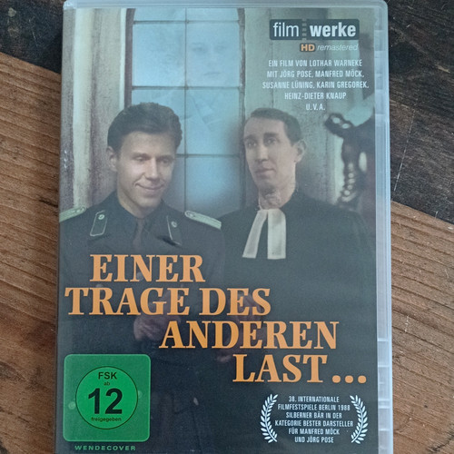 Einer trage des - , last