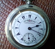 Sammlerstück Silber Taschenuhr 1.WK Periode Serkisoff Osmanisches Reich von Billodes