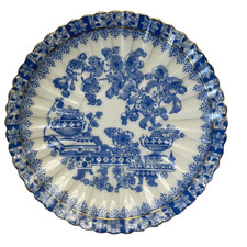 Vtg Tuppack Blau Saucer