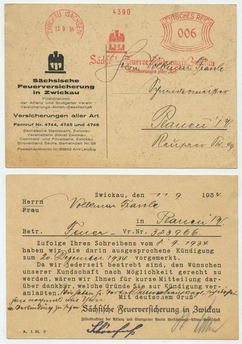 87746 postkarte sächsische - -,