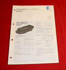 Eberspächer Standheizung B 1 LC , D 1 LC compact  , Luft Heizgerät Anleitung