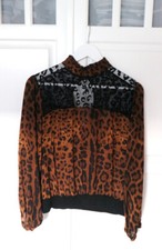 ★ CLASS by ROBERTO CAVALLI ★ Bluse 2 DE 38 mit Seide animal zara Blogger