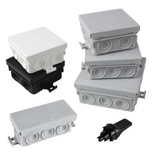 Aufputz Kabelabzweigkasten IP55 Feuchtraum Kabel-Abzweigdose Verteilerdose AP FR