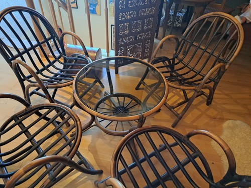 Sitzgruppe rattan mit - sitzgruppe,