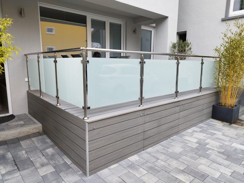 Edelstahl geländer balkon - edelstahl,
