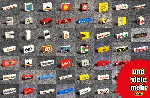 Lego steine aufkleber 1x1 - m.,
