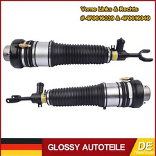 2x Luftfederung Federbein Vorne Für Audi A6 C6 4F S6 RS6 4F0616039 & 4F0616040