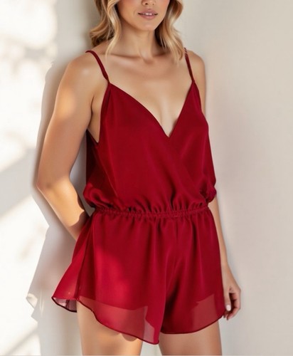 Seide rot romper 100 silk - seide,