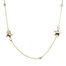 Fußkette Fußkettchen echt Gold 333 (8 kt) mit Seestern 27 cm lang