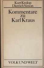 "Kommentare zu Karl Kraus