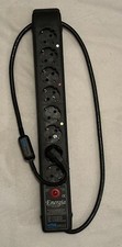 HMS ENERGIA HIGH END NETZLEISTE Steckdosenleiste 8-fach mit 1 Meter Zuleitung