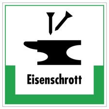 Aufkleber abfallkennzeichnung - aufkleber,