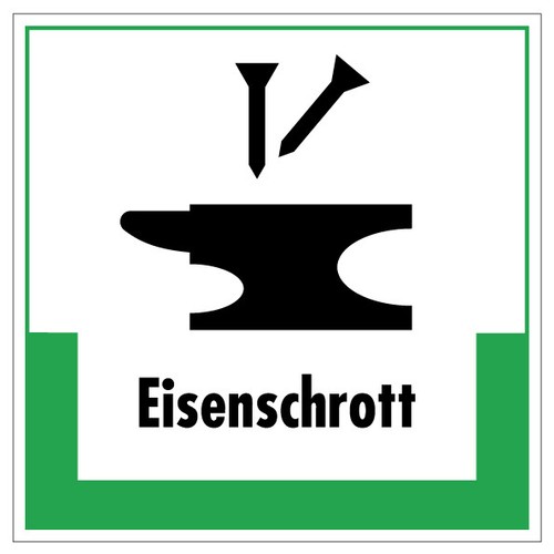 Aufkleber abfallkennzeichnung - aufkleber,