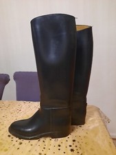 Aigle reiterstiefel gummistiefel schuhe Gr.41 Schwarz 