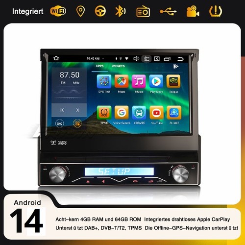 64gb android universal 1din - 64gb, 14