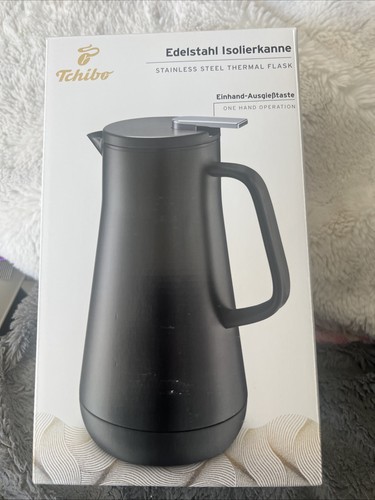 Isolierkanne schwarz - isolierkanne, 1l