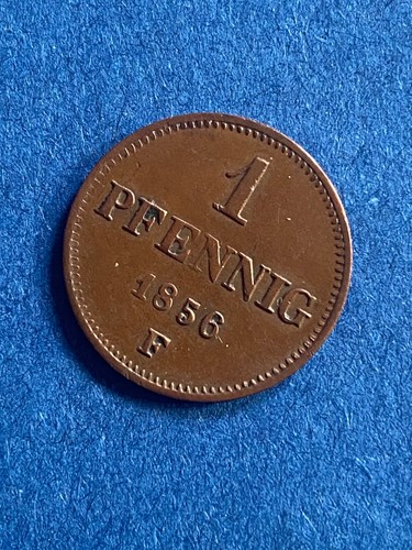 Sachsen pfennig 1856 - 1, f
