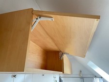 3 Hängeschränke für Küche oder Bad Birkenholz, hell