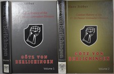 COMBAT HISTORY OF 17 SS-PANZER-GRENADIER-DIVISION Volumes 1 & 2 STÖBER. WW2