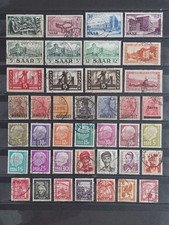 Saarland Lot gestempelt  