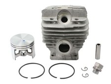 Kolben und Zylinder passend für Stihl 036 MS 360 48mm mit Bohrung für Dekoventil