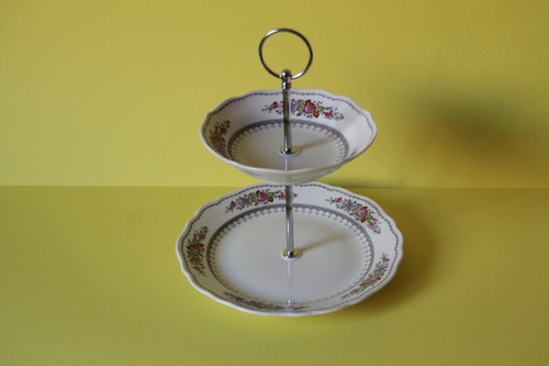 Zweistöckige etagere teller - zweistöckige,