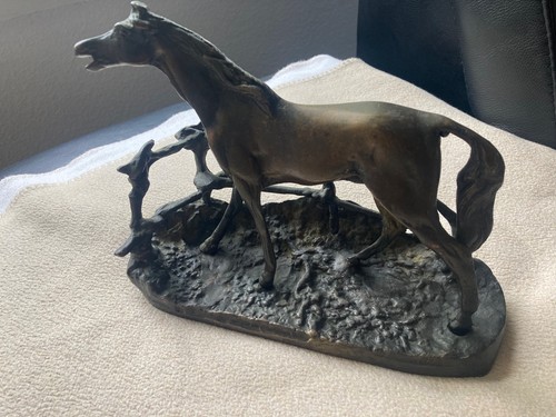 Original bronzefigur pferd - original,