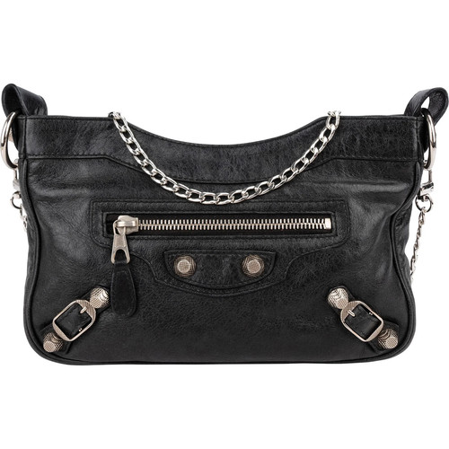 Balenciaga black leather - leather, city