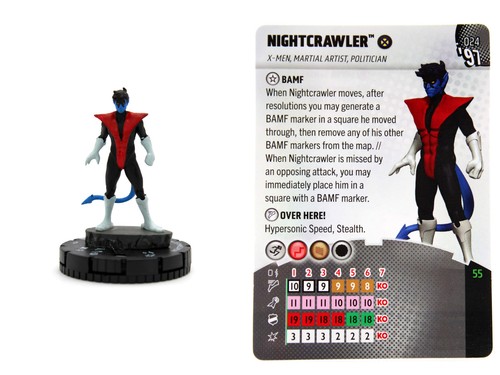 Heroclix 024 nightcrawler - -,