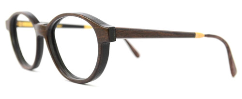 Gold wood brille echt - &,