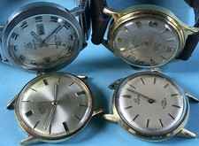 4x vintage Herren Armbanduhr
