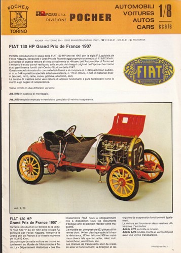 Pocher rivarossi katalog autos - pocher,