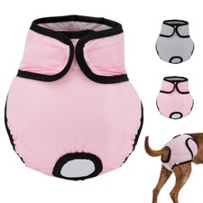 XS bis XL Läufigkeitshose Hundewindel Waschbar Hygienehose Schutzhose Hund Hose
