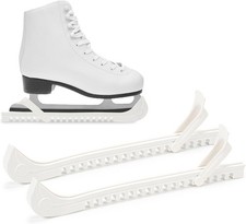 Kufenschoner für Schlittschuhe – verstellbar, weiß, 34,5 cm, 1 Paar