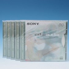5x Sony CD-R audio 80 for music use Premium ? Rohling NOS ✅