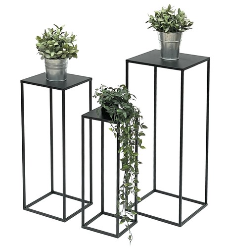 Blumenhocker metall schwarz - blumenhocker,