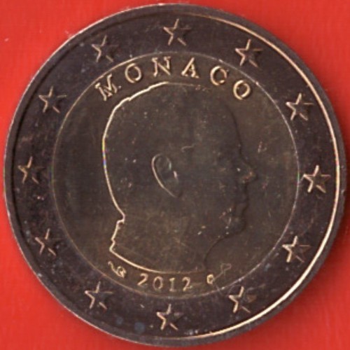 Monaco euro kursmünze - 2,