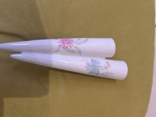 Original 50er Jahre NOS Doppel Vase Auto Blumenwasevon Thomas Porzellan