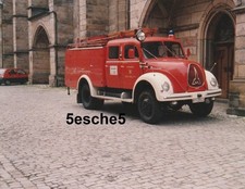 Foto: Magirus Rundhauber Einsatzfahrzeug der Feuerwehr Bayreuth