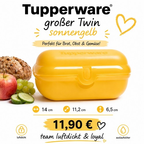 Tupperware twin brotdosen - twin, 1x