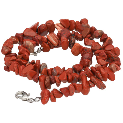 Roter jaspis splitterkette - roter,