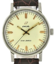 Enicar Star Jewels Vintage Herrenuhr 35mm Kal. AR 1140, 1960er