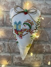 Deko Herz  SCHNEEMANN / WINTER ⛄️Landhaus~~ähnlich Tilda