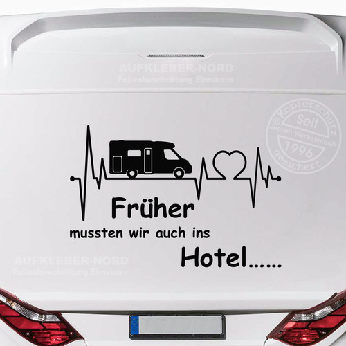 Herzschlag wohnmobil 120cm - herzschlag,