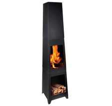 JW Terrassen-Kamin Gartenkamin Terrassenofen Ofen Kaminofen Feuerstelle Terrasse